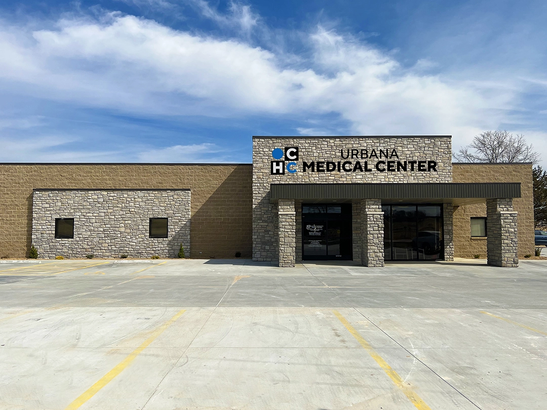 Exterior of OCHC Urbana building